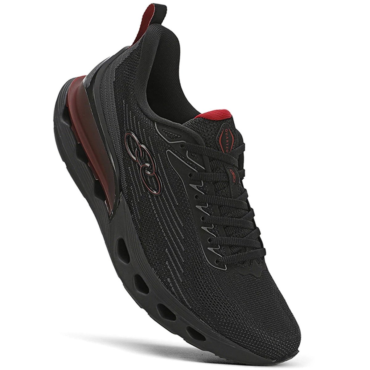Tenis Olympikus Quartzo Masculino Preto Preto/Vermelho 3