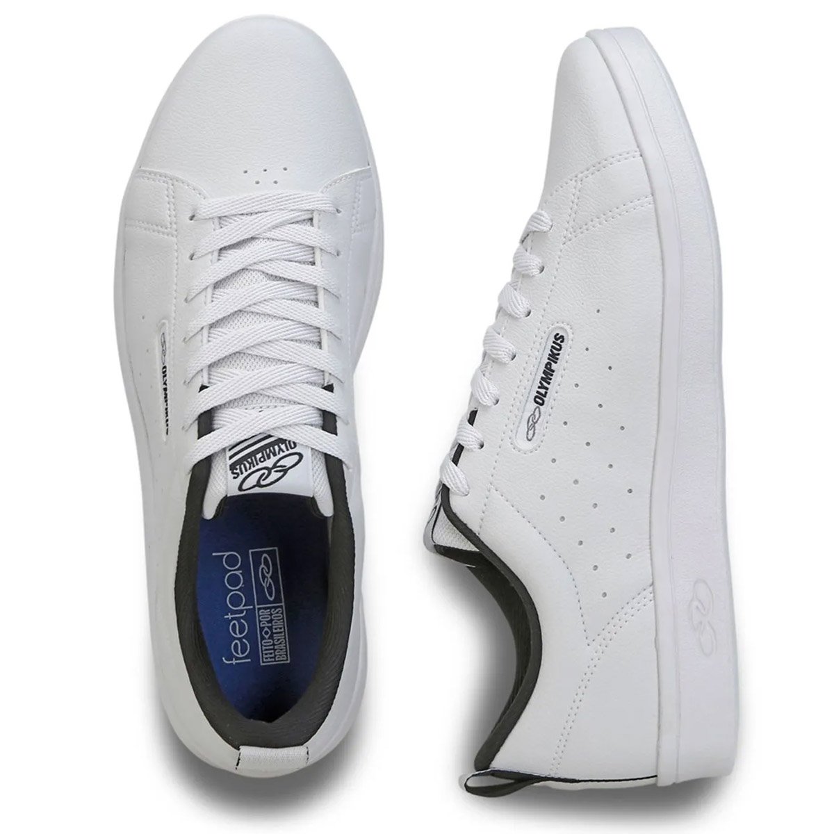 Tenis Olympikus Only 2 Masculino Branco Branco 2