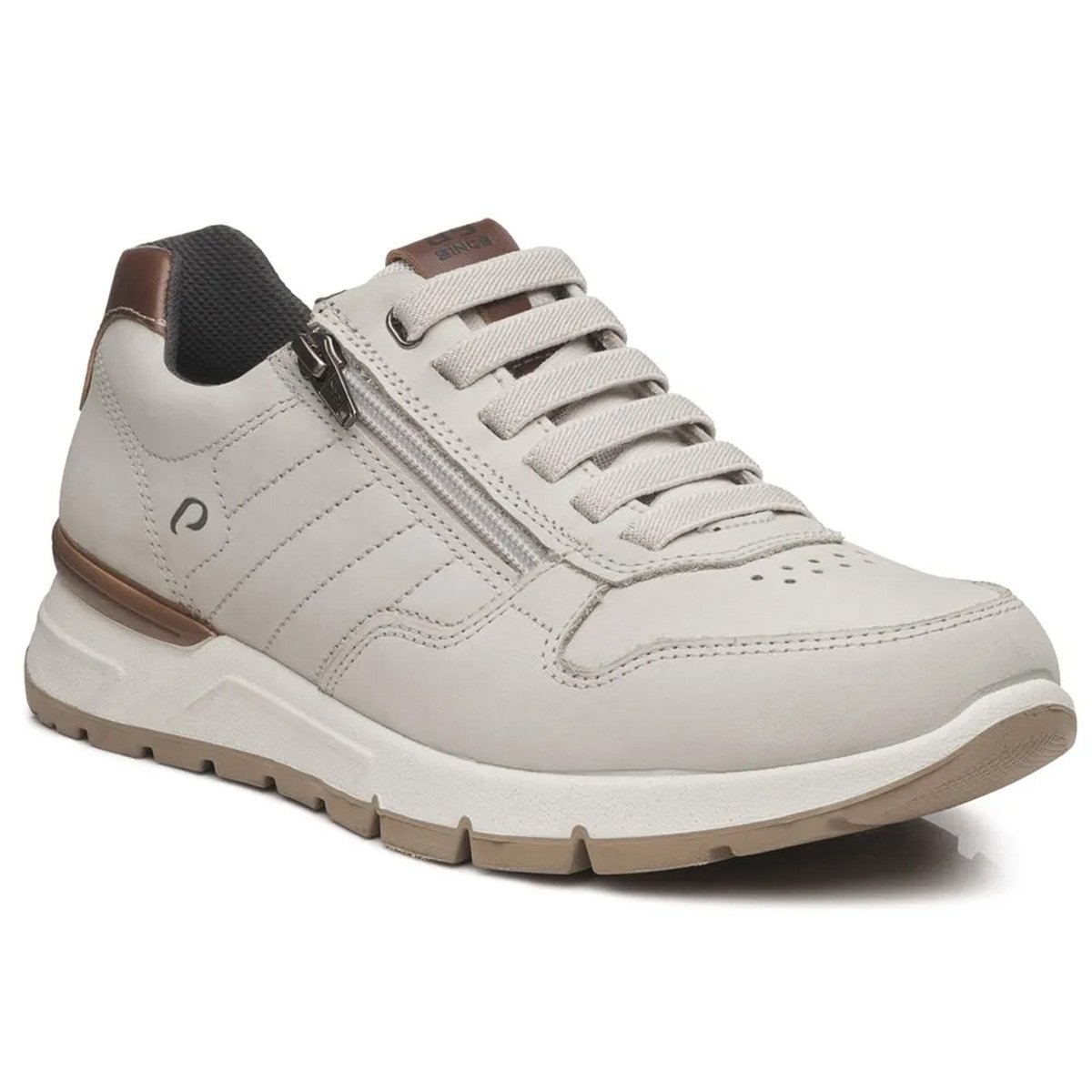 Sapatenis Pegada 111603 Masculino Gelo Off White 2