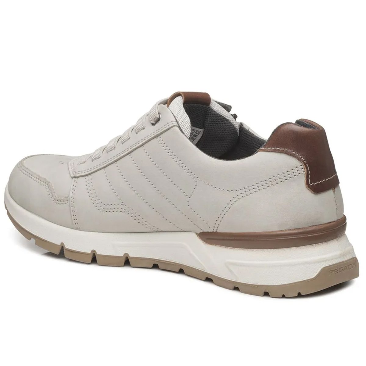 Sapatenis Pegada 111603 Masculino Gelo Off White 3