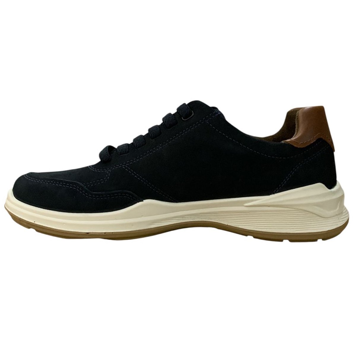 Sapatenis Pegada 110507 Masculino Marinho Azul Marinho/Conhaque 2