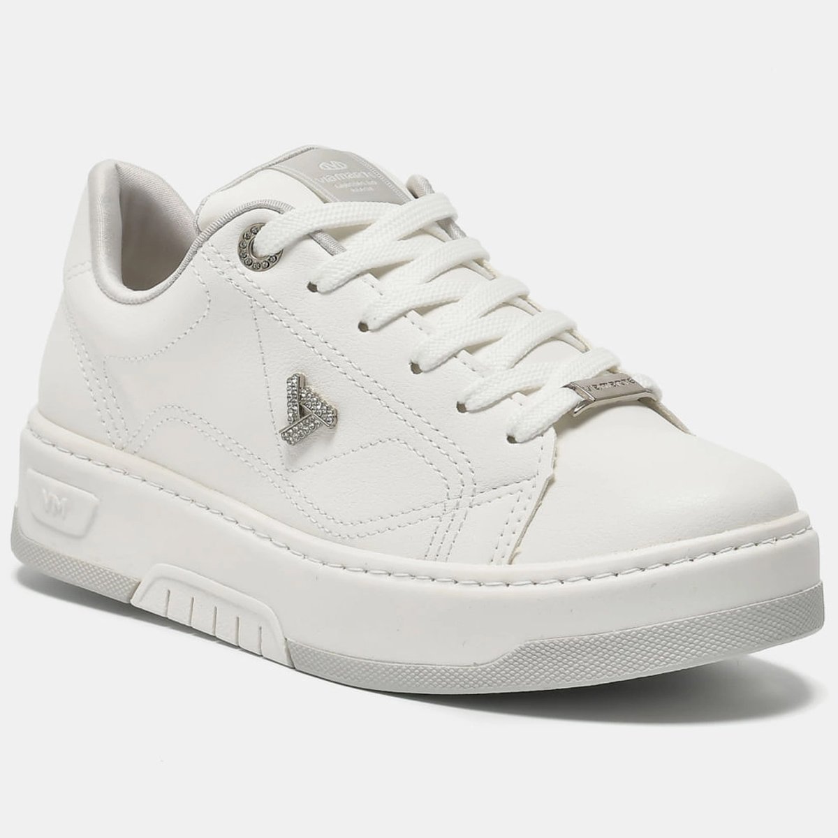 Tenis Via Marte 126-017 Feminino Milk Branco 2