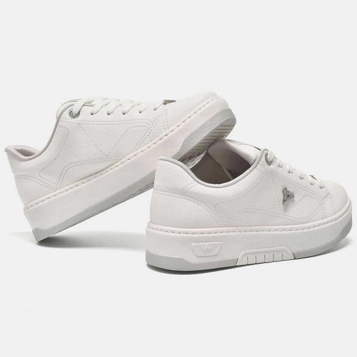 Tenis Via Marte 126-017 Feminino Milk Branco 3