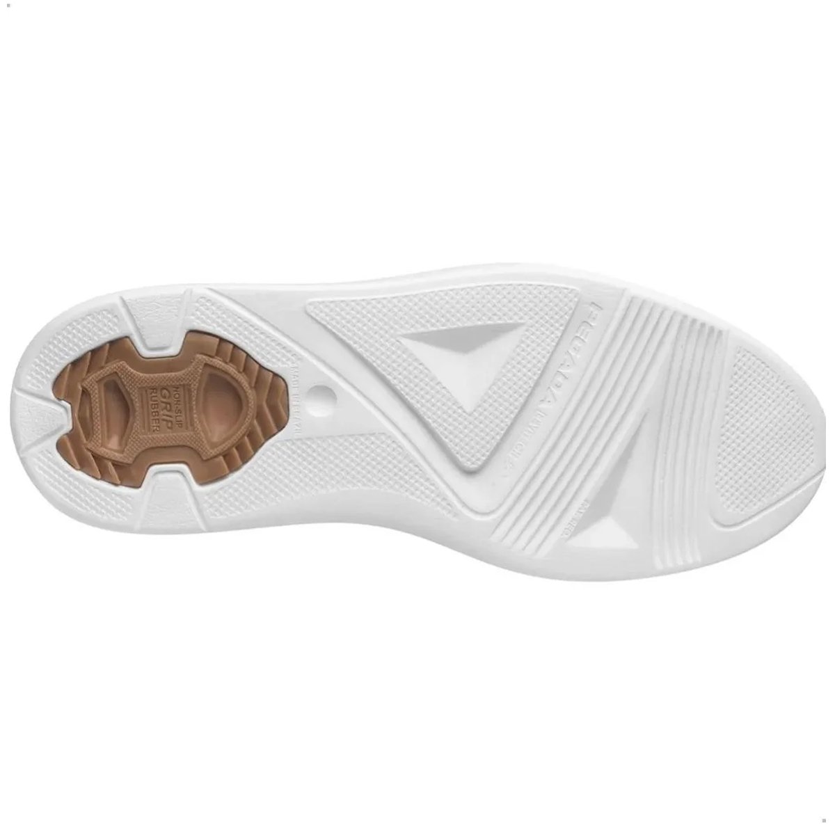 Sapatenis Pegada 511902 Tamanho Especial Masculino Branco Branco 5