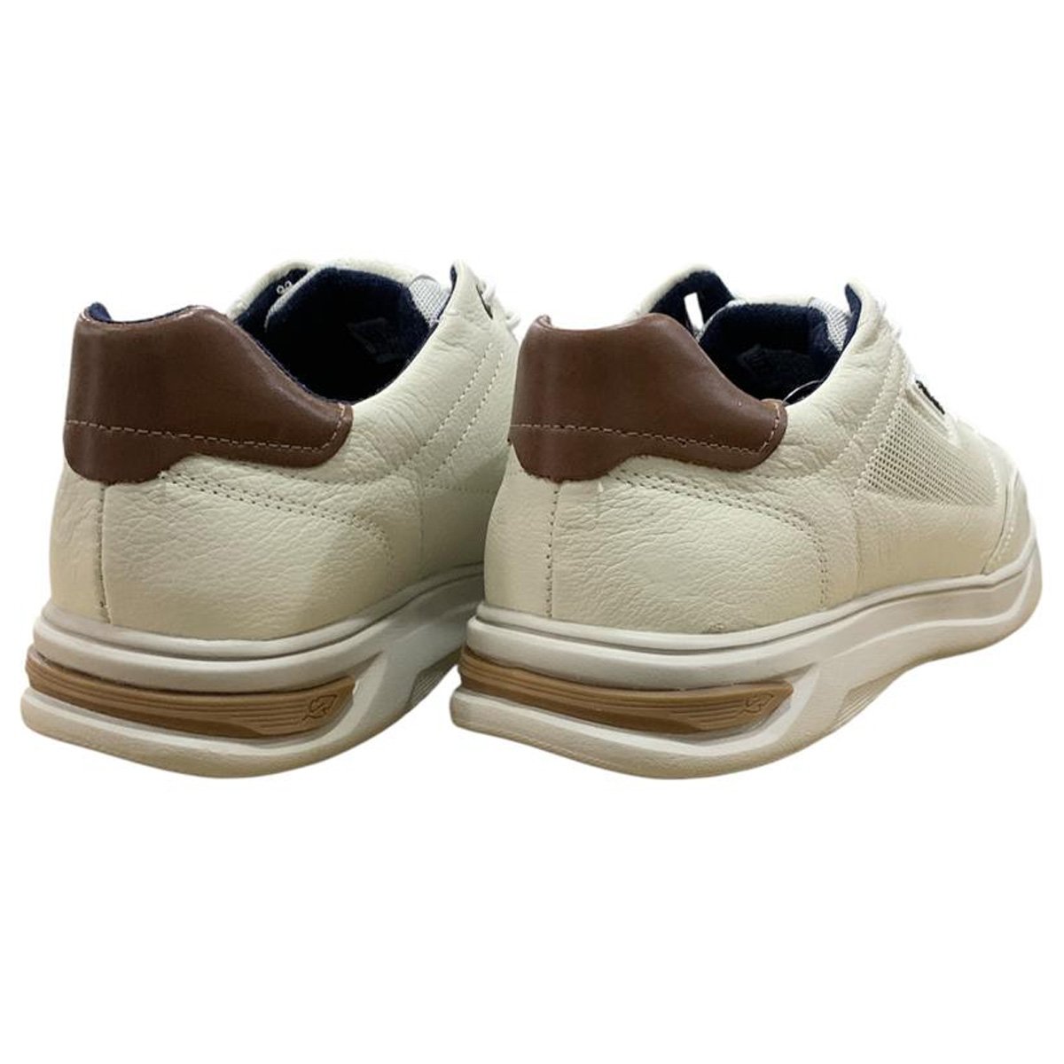 Sapatenis Pegada 112403 Masculino Milk Bege 5