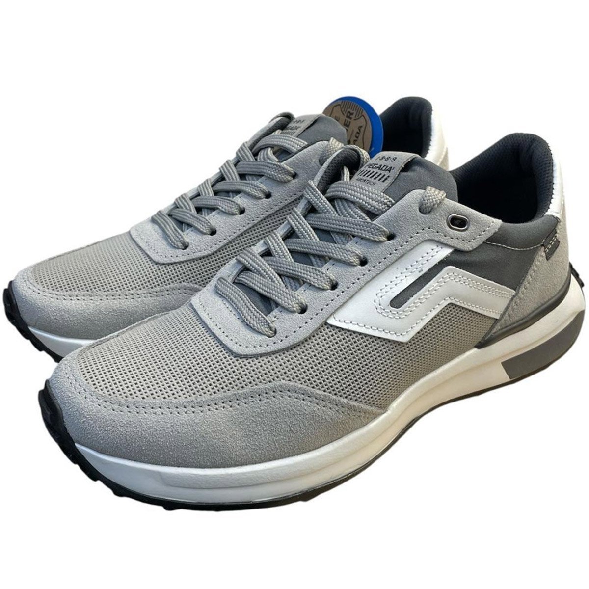 Sapatenis Pegada 110752 Masculino Rustic Silver Cinza 2