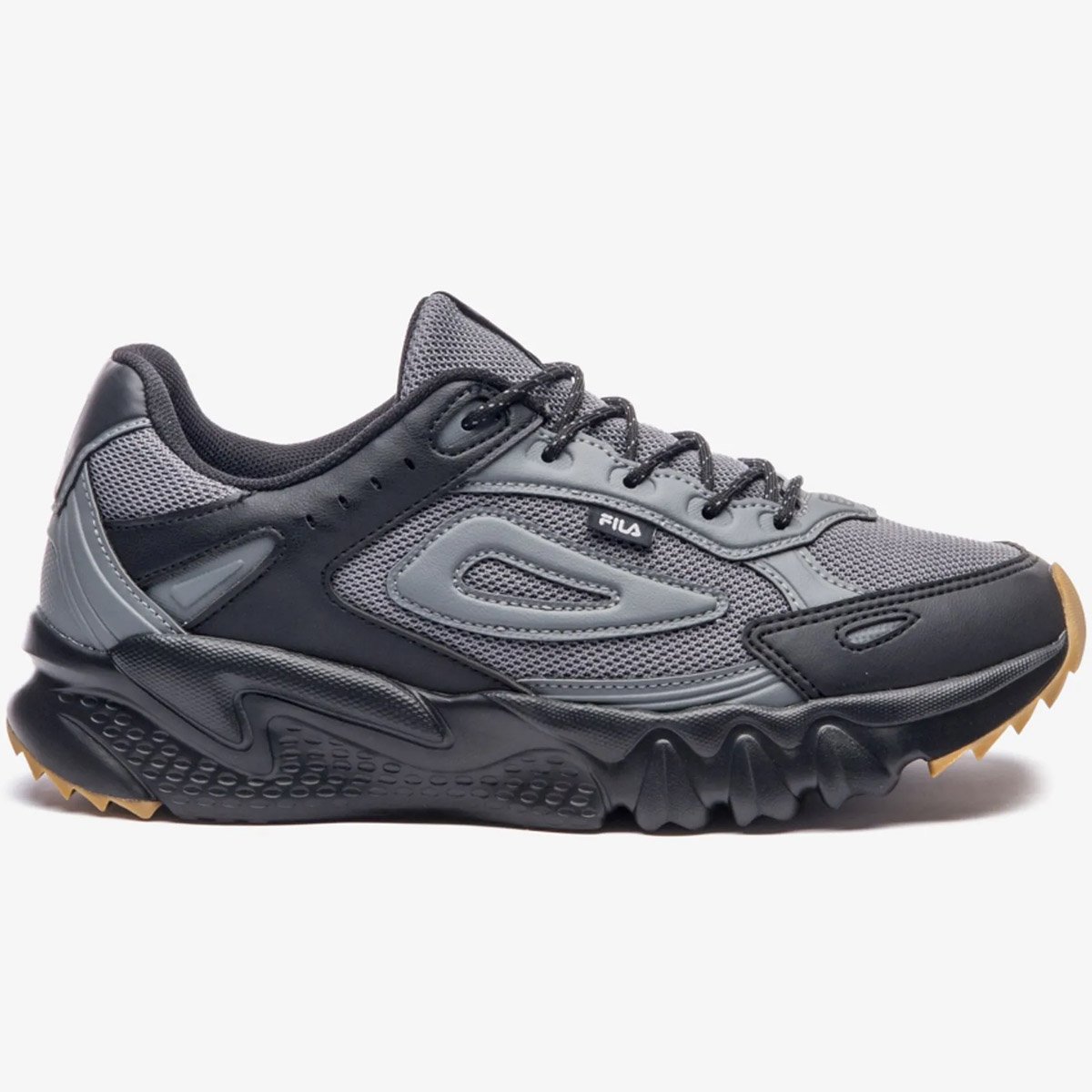 Tenis Fila Venture Tracer 2 Masculino Preto Preto/Grafite