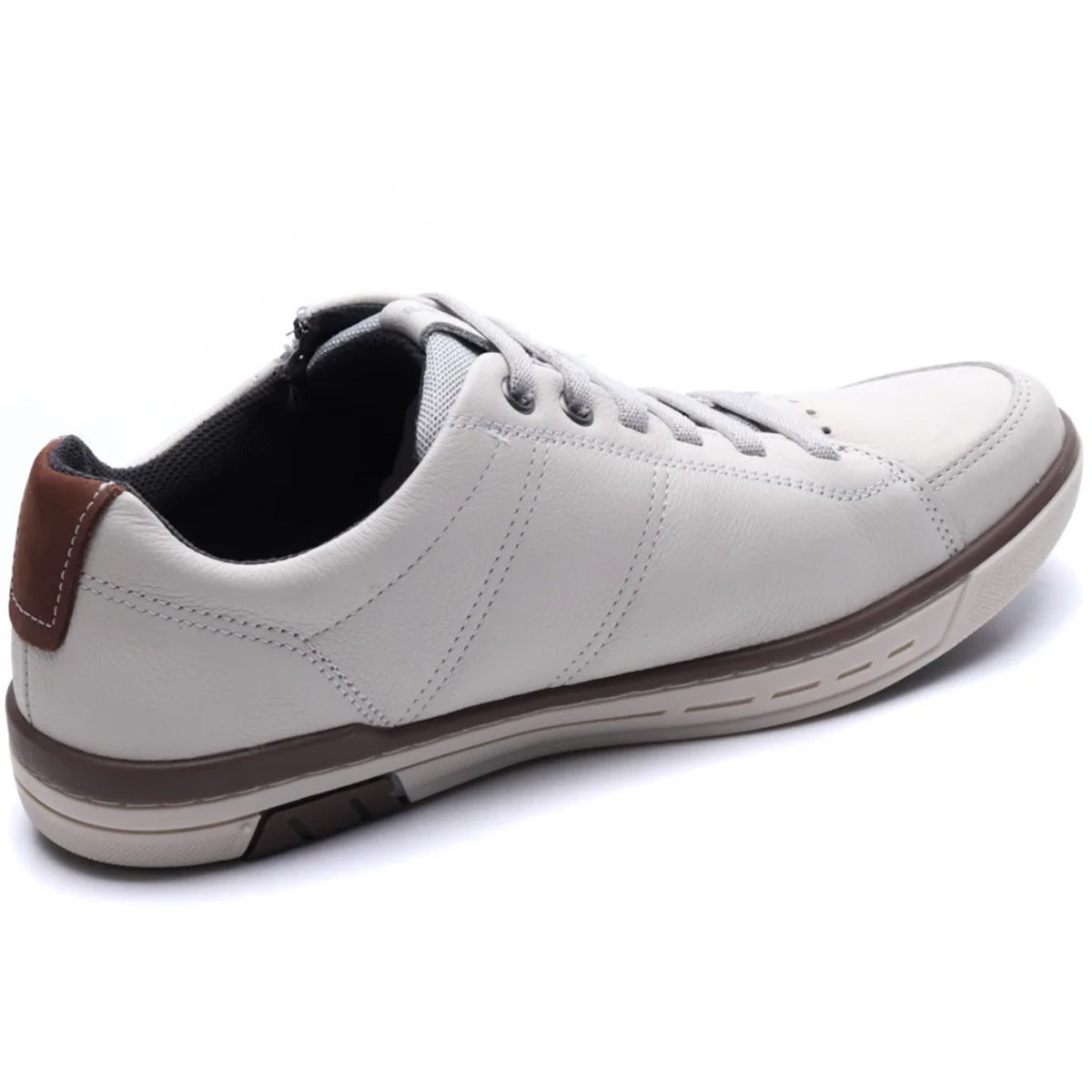 Sapatenis Pegada 119313 Masculino Milk Bege 4