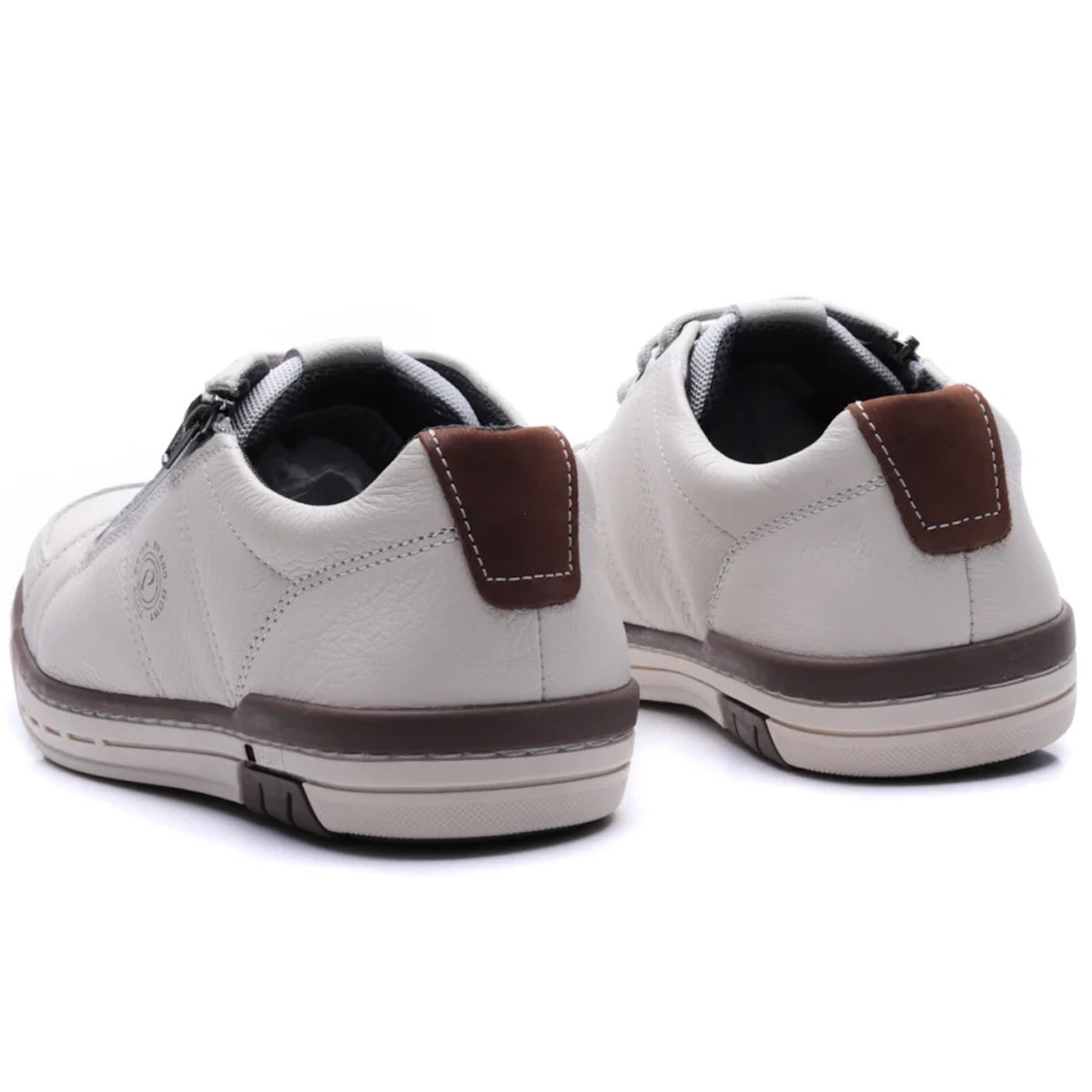 Sapatenis Pegada 119313 Masculino Milk Bege 5