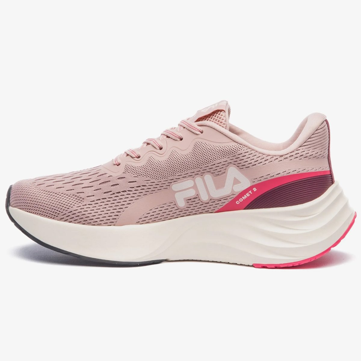 Tenis Fila Comet 2 Feminino Rose Rosa 2