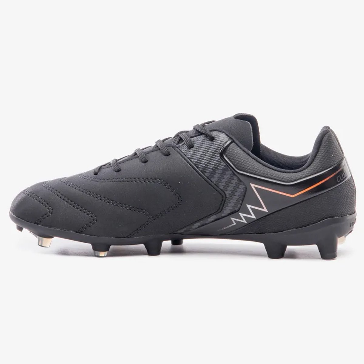 Chuteira Campo Umbro Adamant Master Class Club Unissex Preto Preto/Prata 2