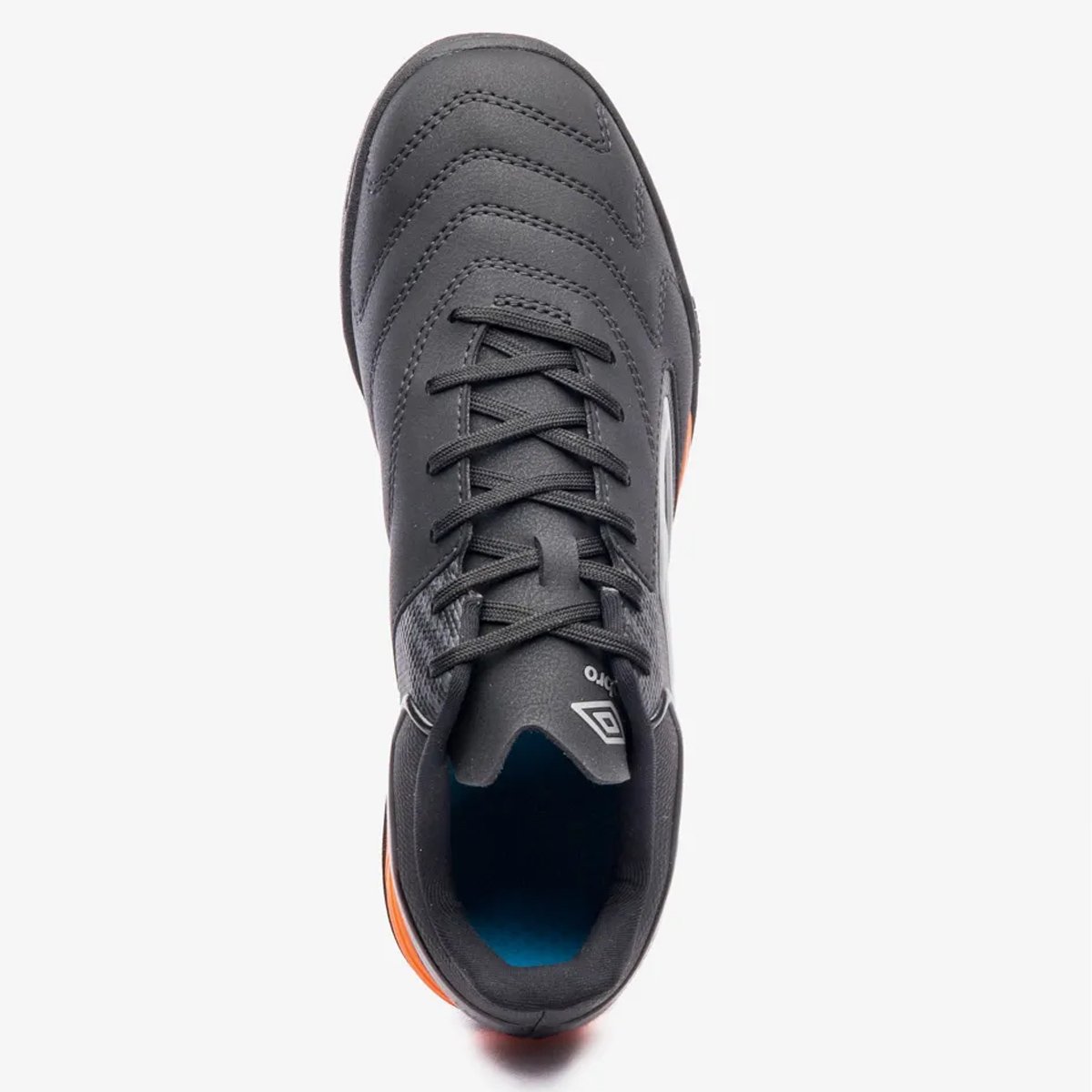 Chuteira Society Umbro Adamant Master Class Club Unissex Preto Preto/Prata/Laranja 4