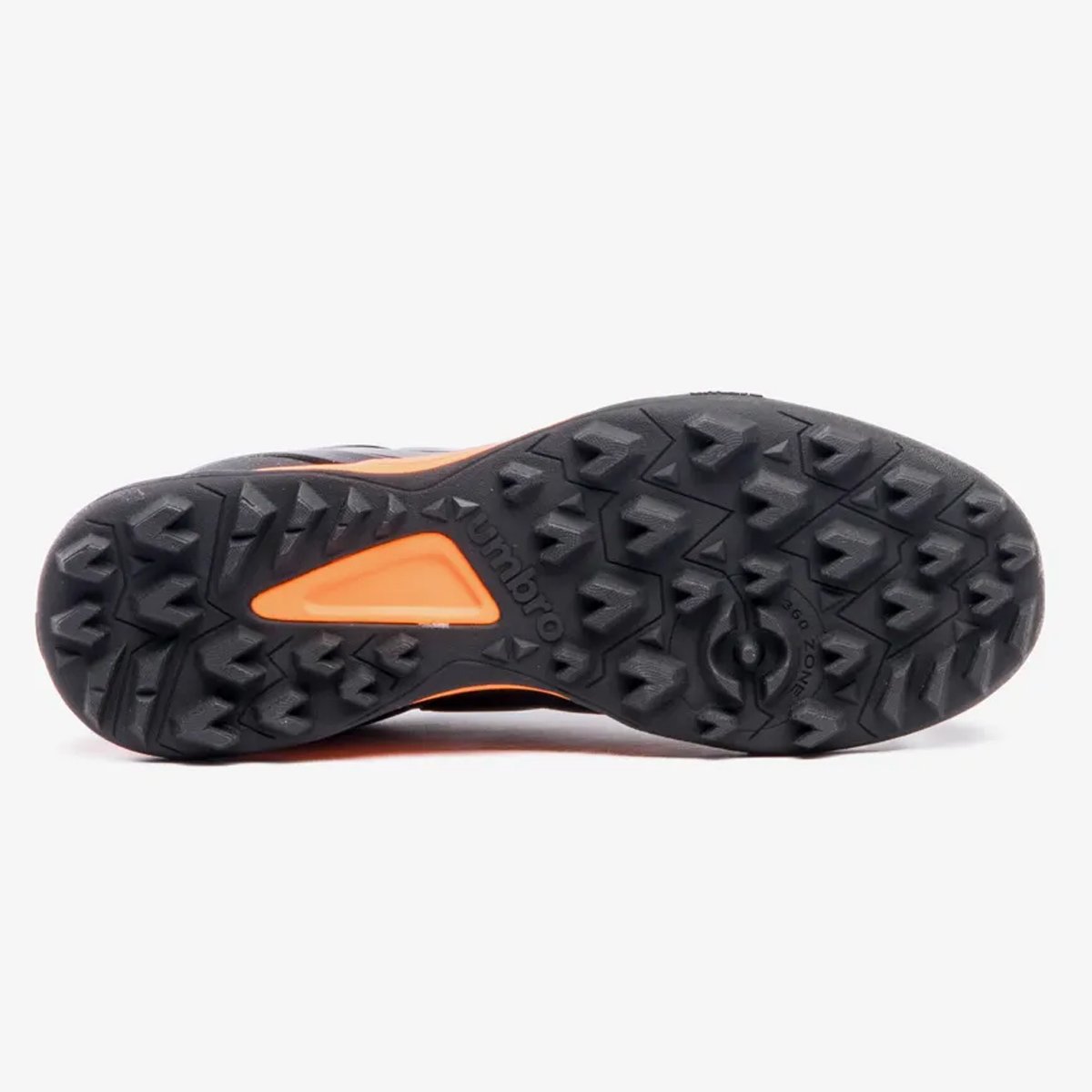 Chuteira Society Umbro Adamant Master Class Club Unissex Preto Preto/Prata/Laranja 5