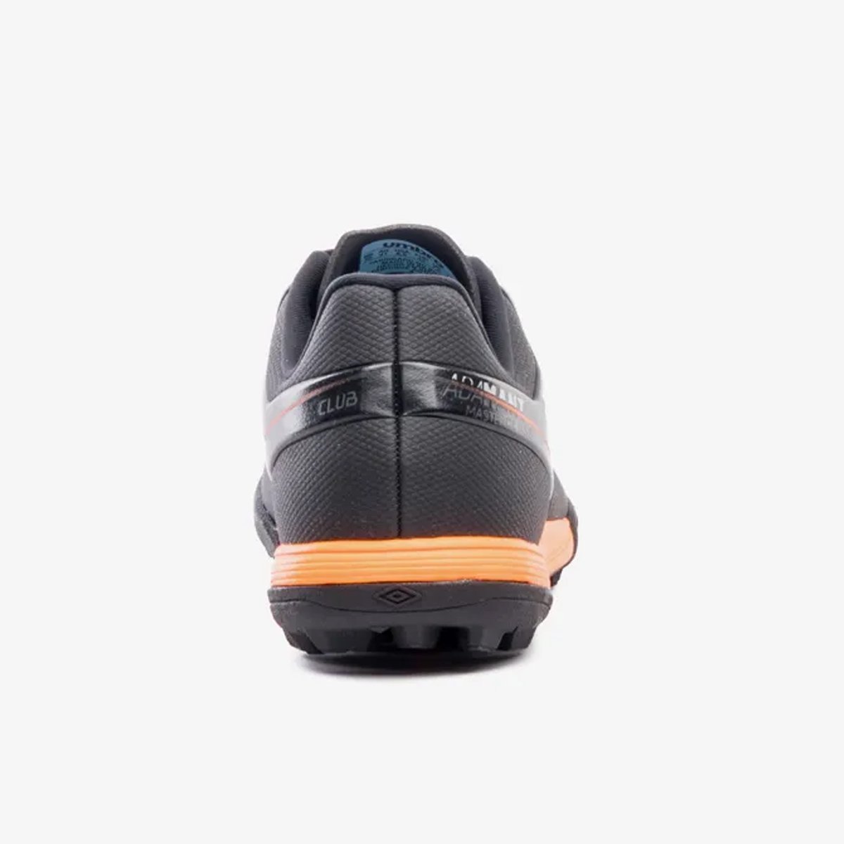 Chuteira Society Umbro Adamant Master Class Club Unissex Preto Preto/Prata/Laranja 6