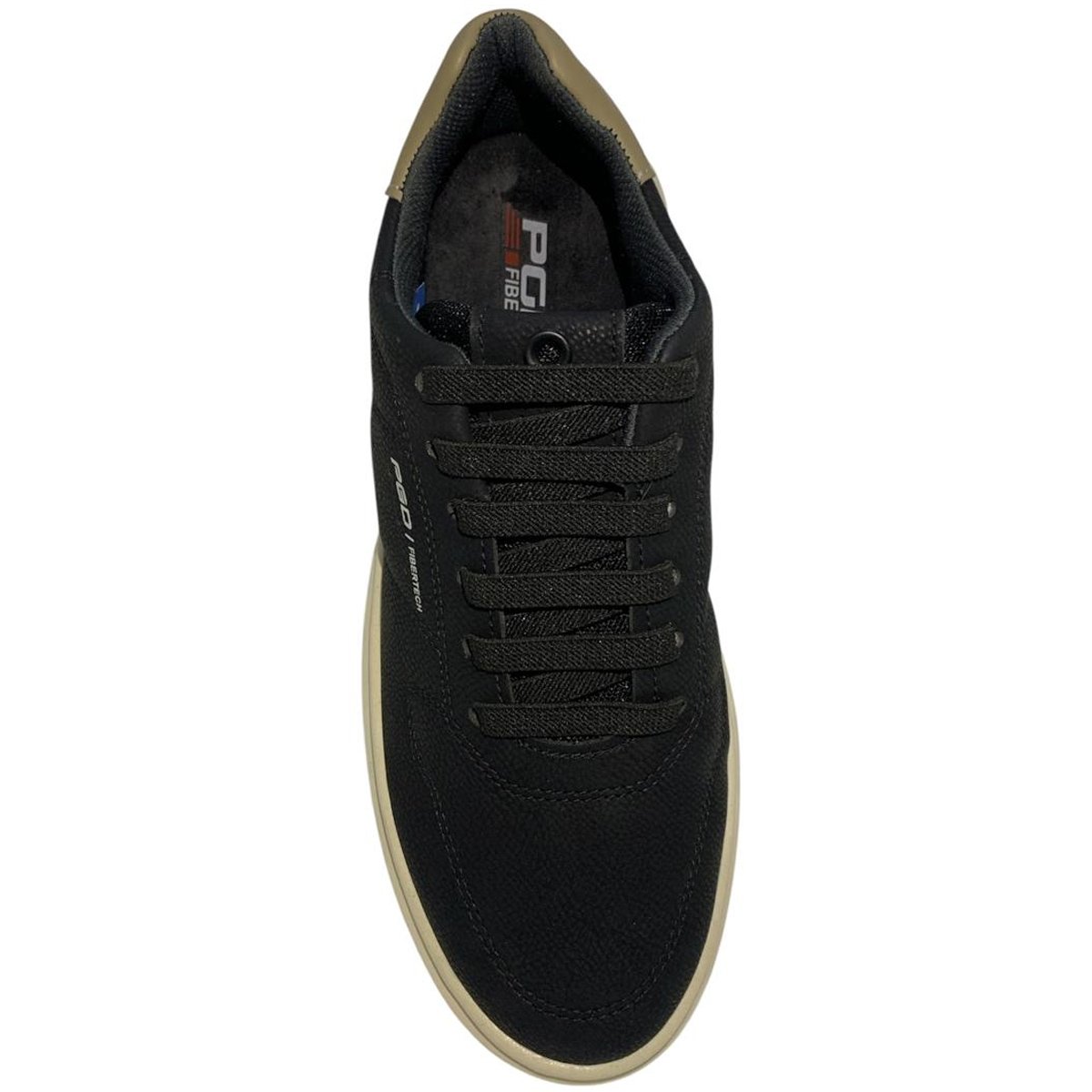 Sapatenis Pegada 172108 Masculino Preto Preto/Areia 4