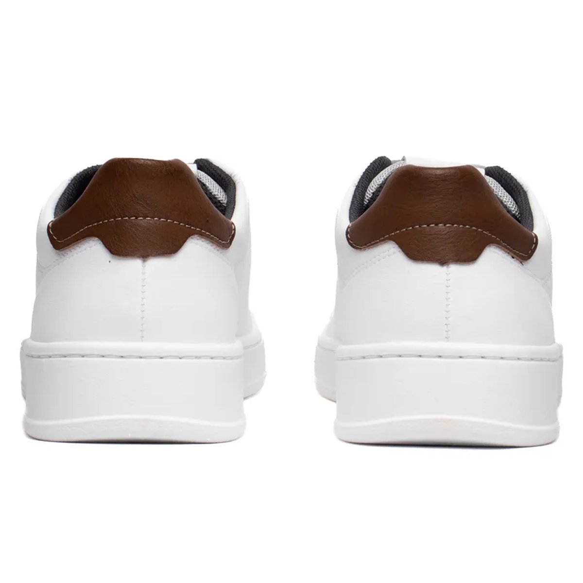 Sapatenis Pegada 171907 Masculino Branco Branco/Pinhão 3