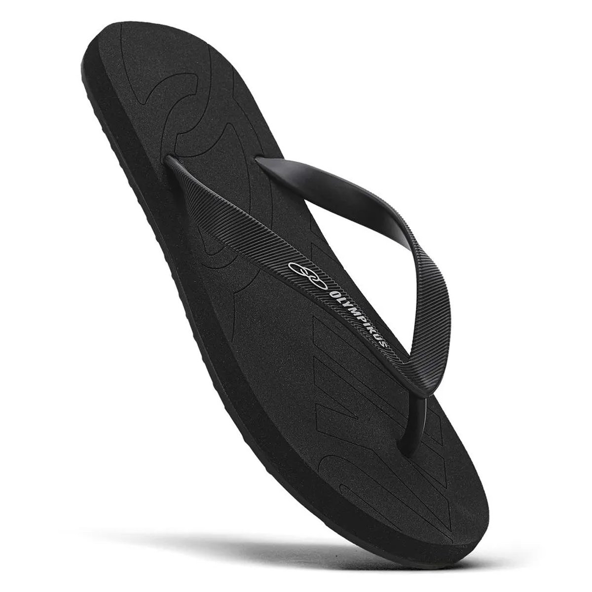 Chinelo Olympikus Livre Masculino Preto  Preto 3