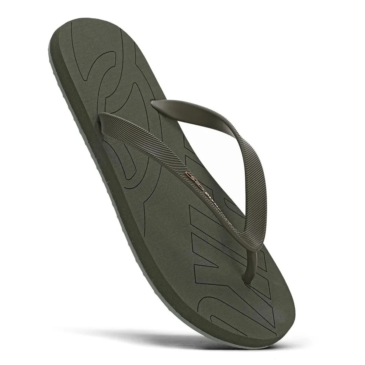 Chinelo Olympikus Livre Masculino Verde Verde Militar 3