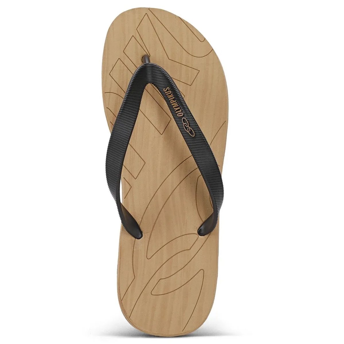 Chinelo Olympikus Livre Masculino Marrom