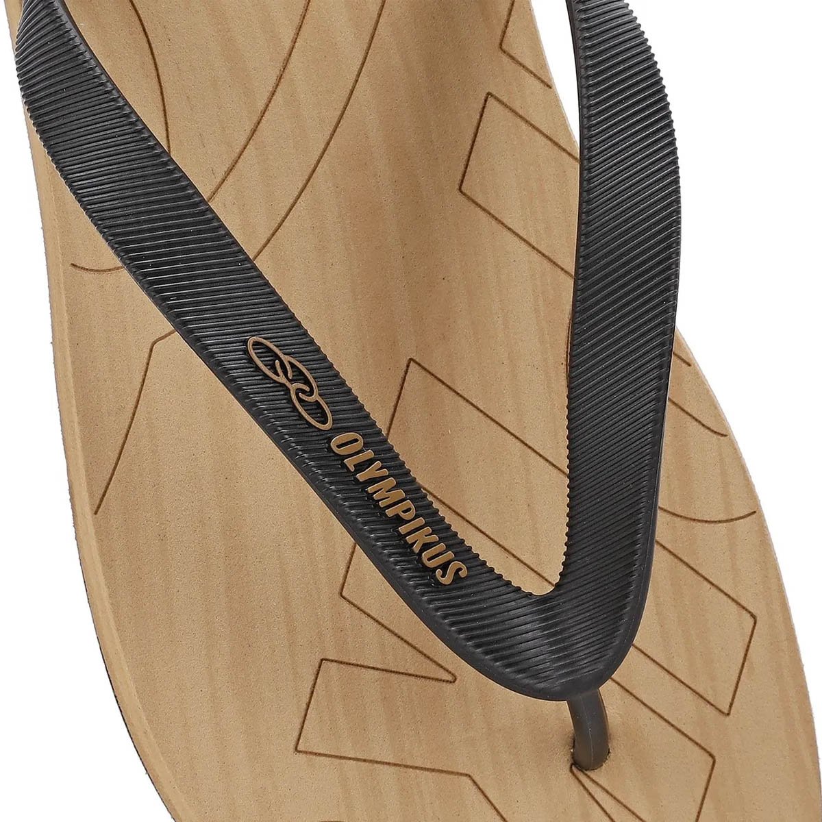 Chinelo Olympikus Livre Masculino Marrom Preto/Marrom 6