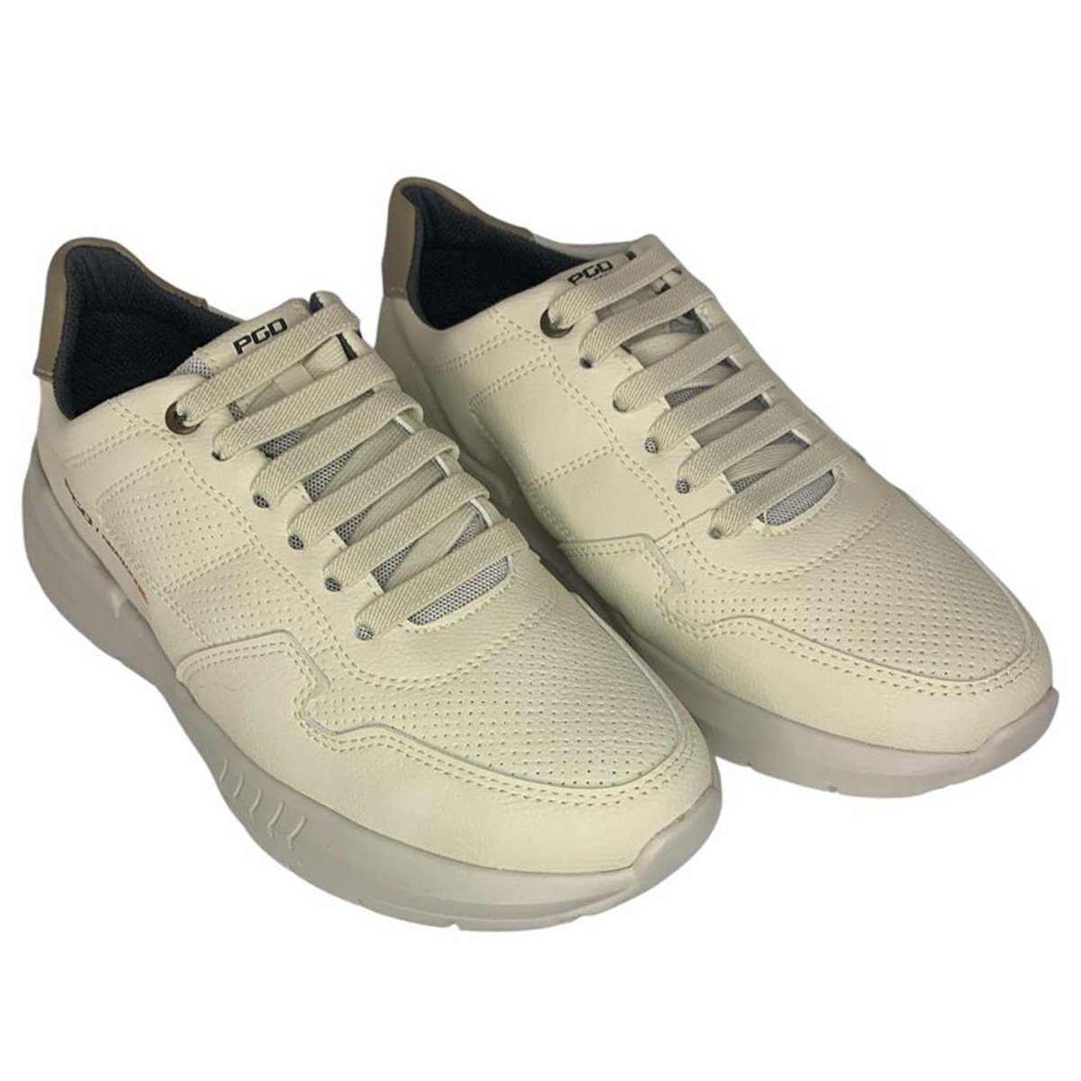 Sapatenis Pegada 172601 Masculino Milk Bege 4