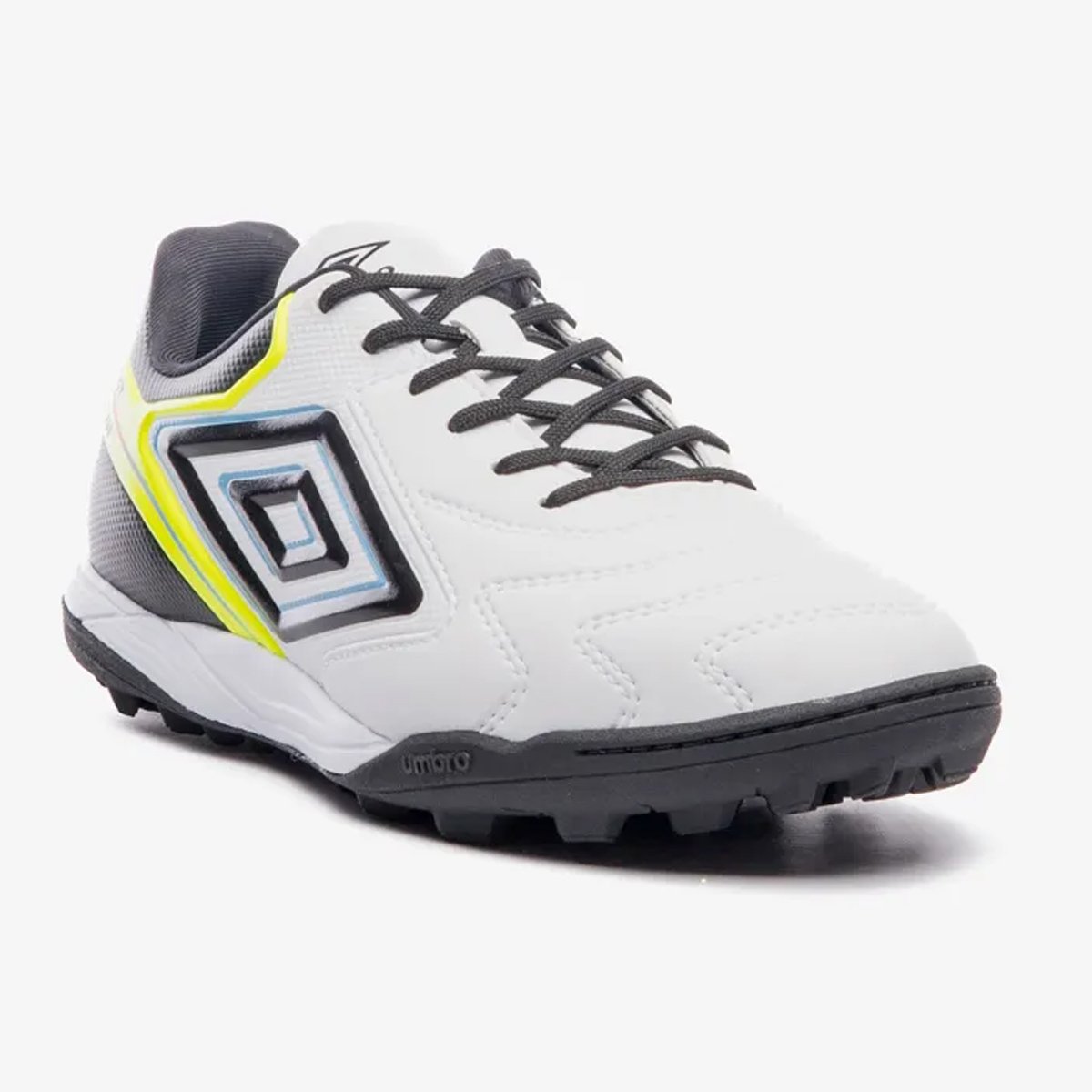 Chuteira Society Umbro Adamant Master Class Club Branco Branco/Preto/Amarelo 3
