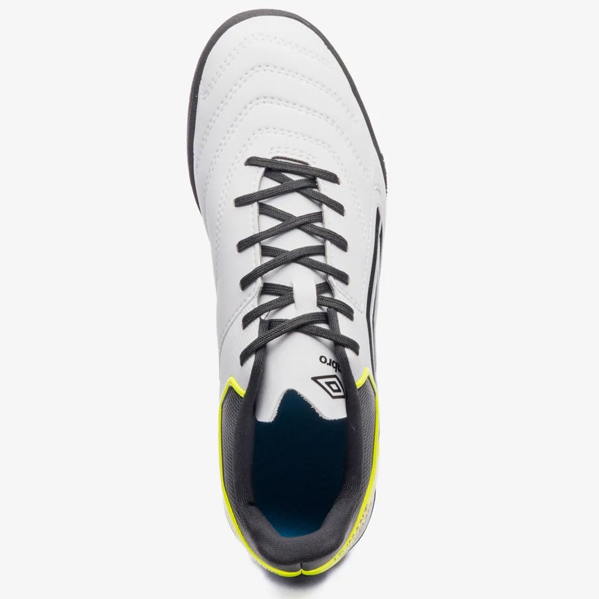 Chuteira Society Umbro Adamant Master Class Club Branco Branco/Preto/Amarelo 4