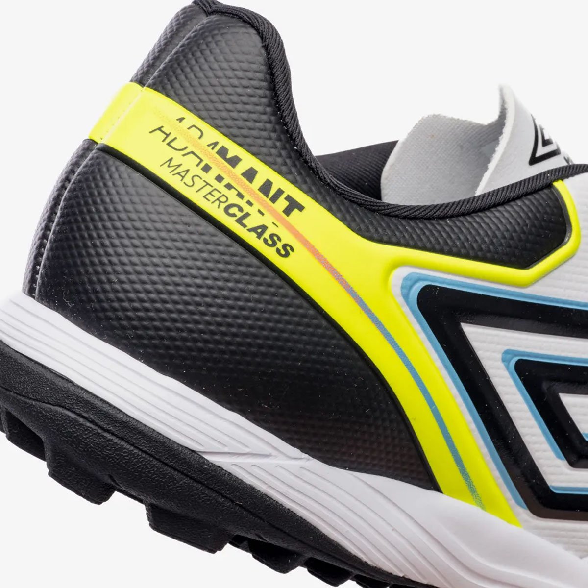 Chuteira Society Umbro Adamant Master Class Club Branco Branco/Preto/Amarelo 9