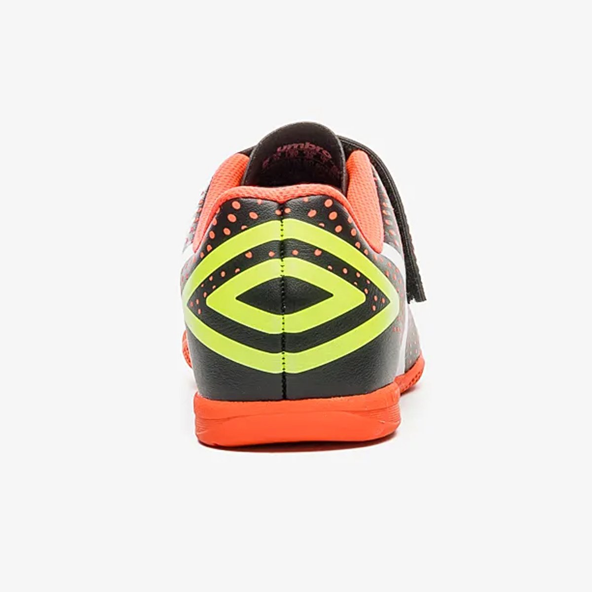 Chuteira Futsal Umbro Flip Kids Infantil Preto Preto/Laranja 5