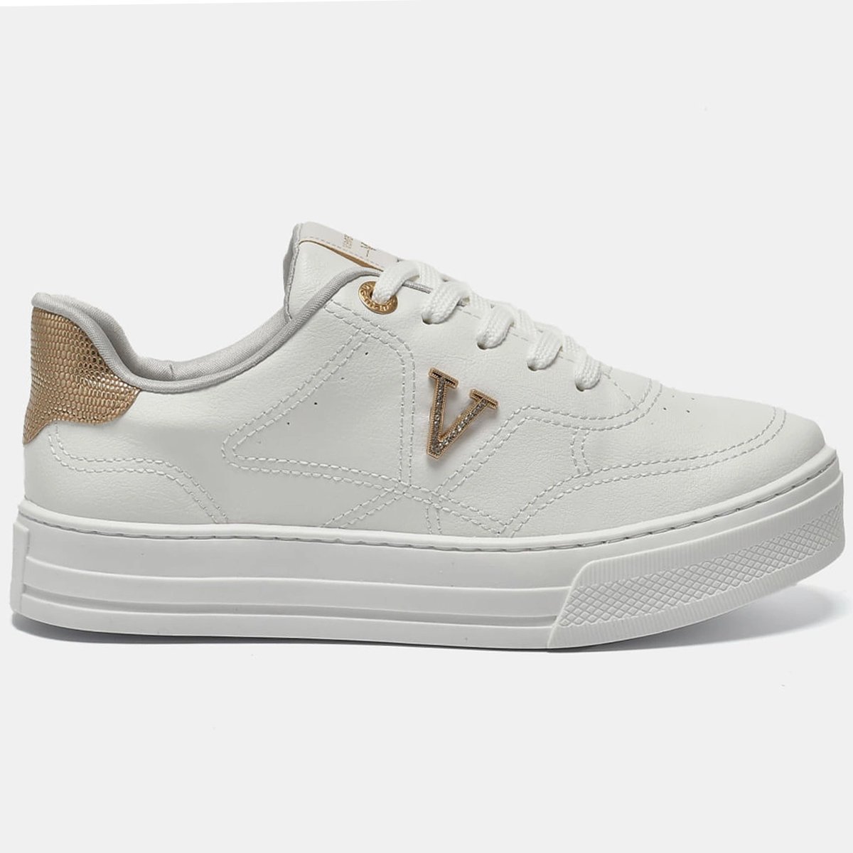 Tenis Via Marte 027-031 Feminino Branco