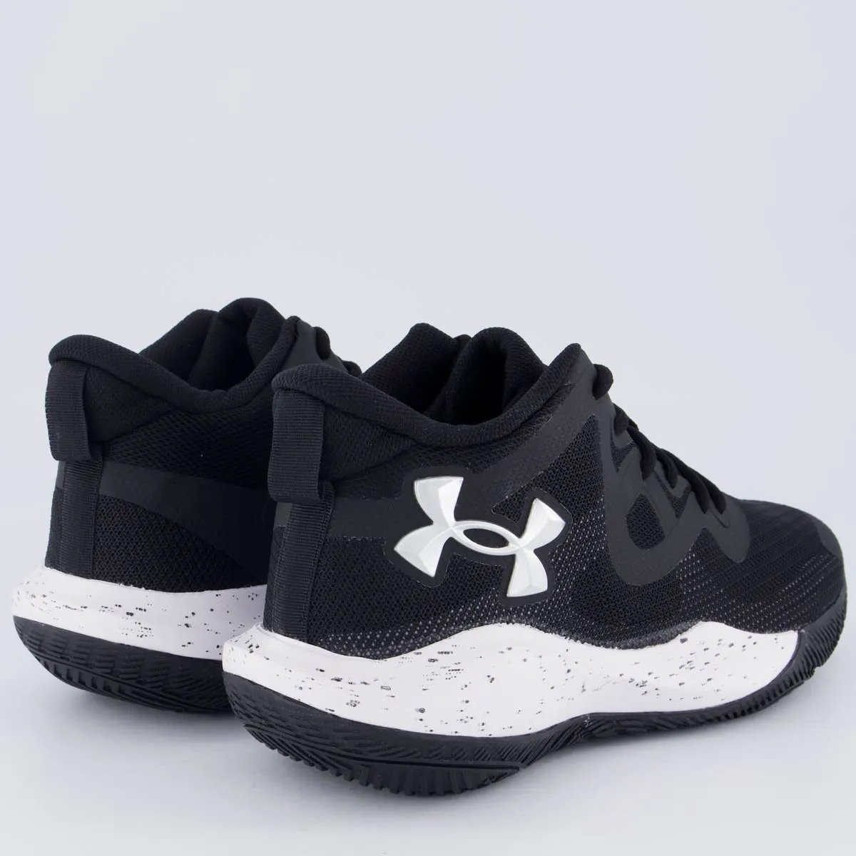 Tenis Under Armour Bankshot SE Masculino Preto Preto/Branco 3