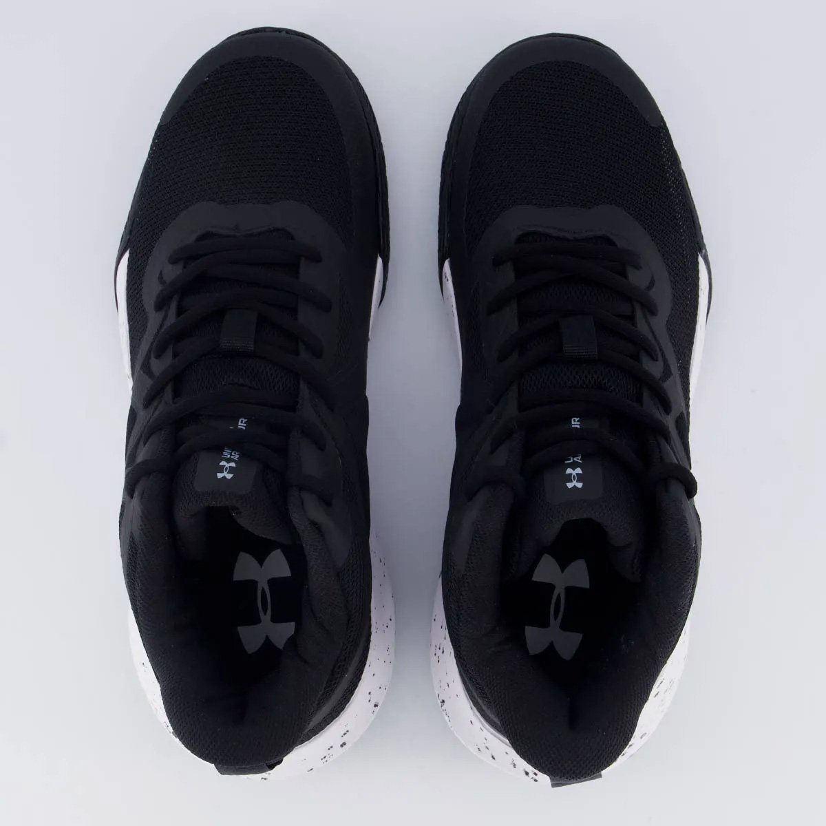Tenis Under Armour Bankshot SE Masculino Preto Preto/Branco 4
