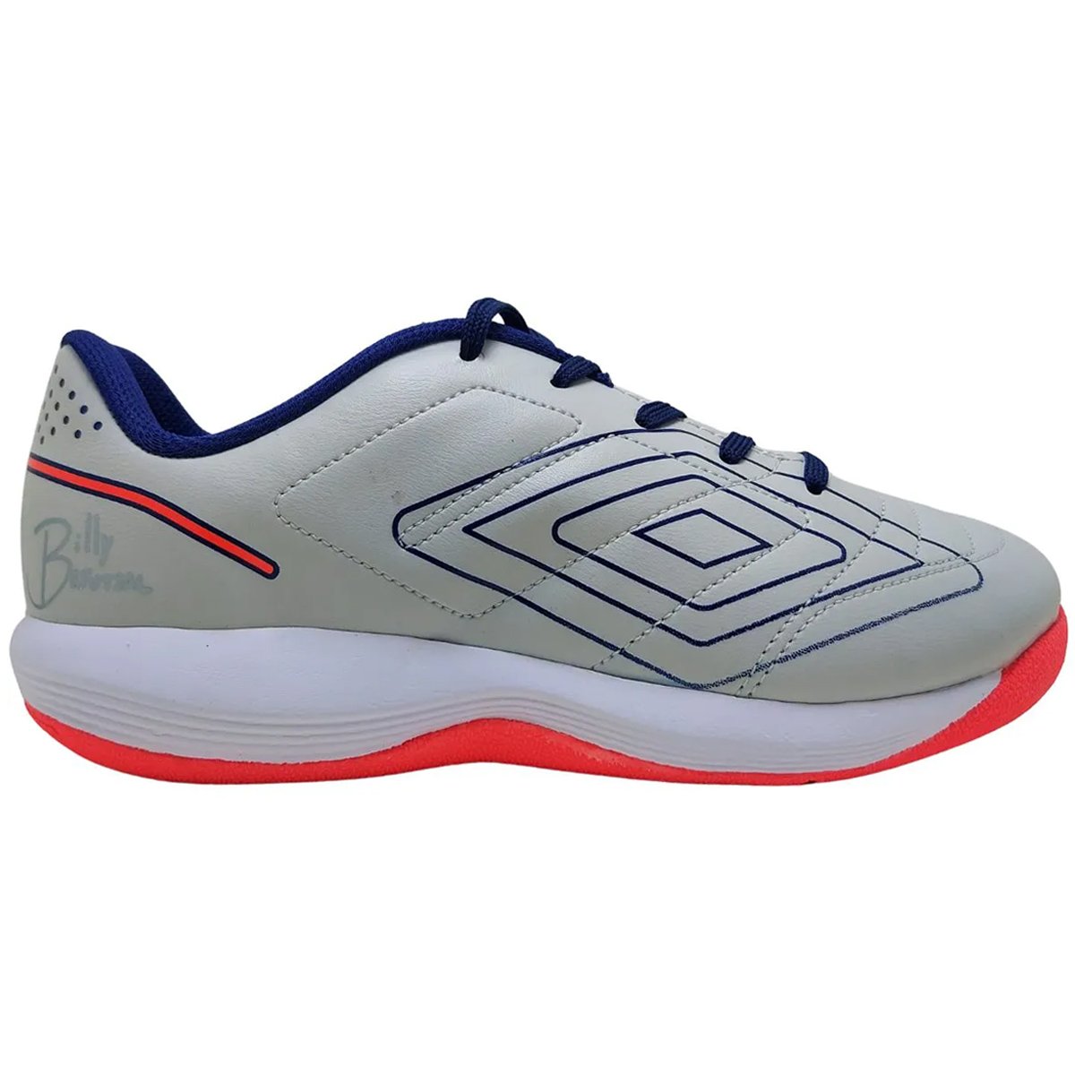 Chuteira Futsal Umbro Br Futsal Jr Infantil Cinza