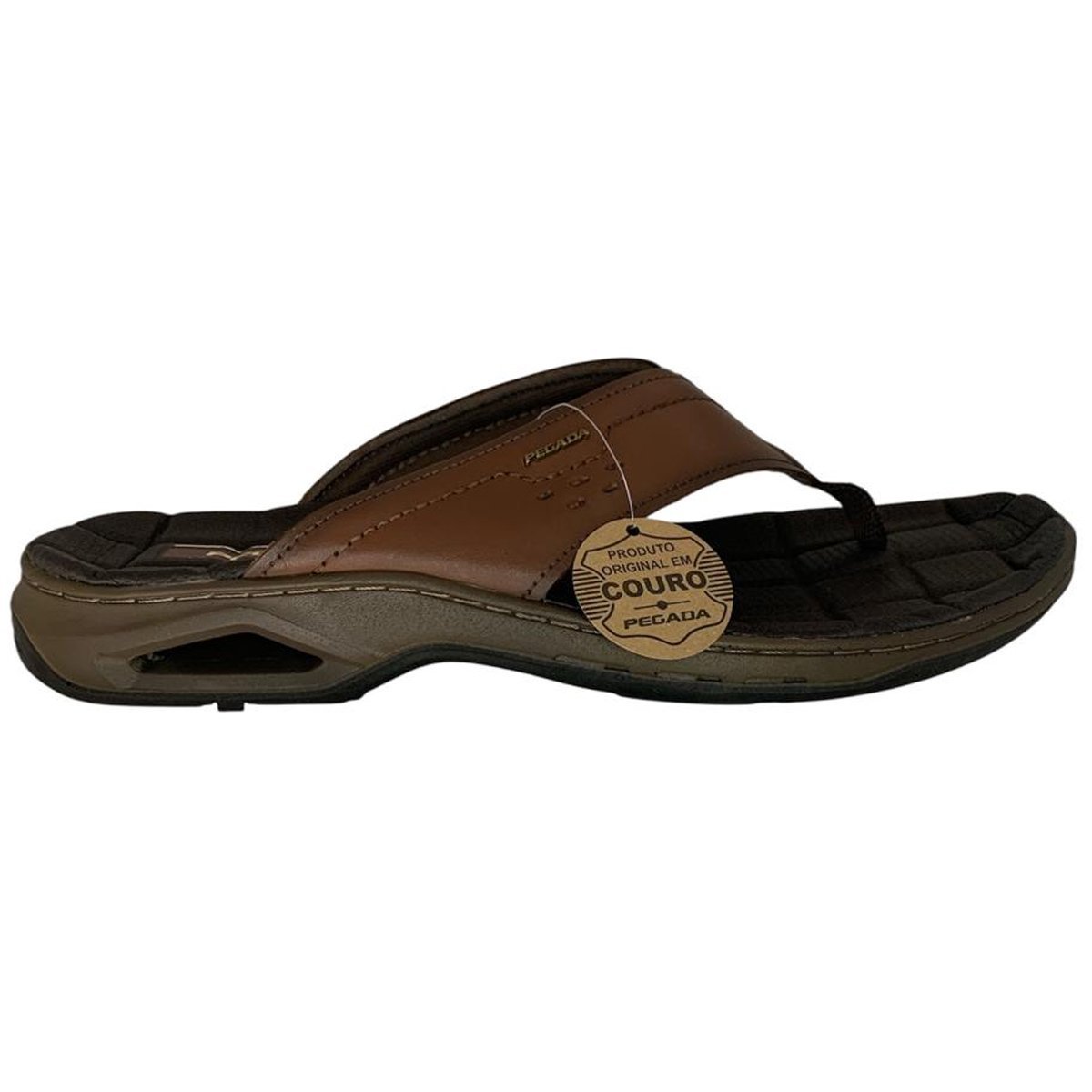Chinelo Pegada 533235 Tamanho Especial Masculino Pinhao Pinhão 1