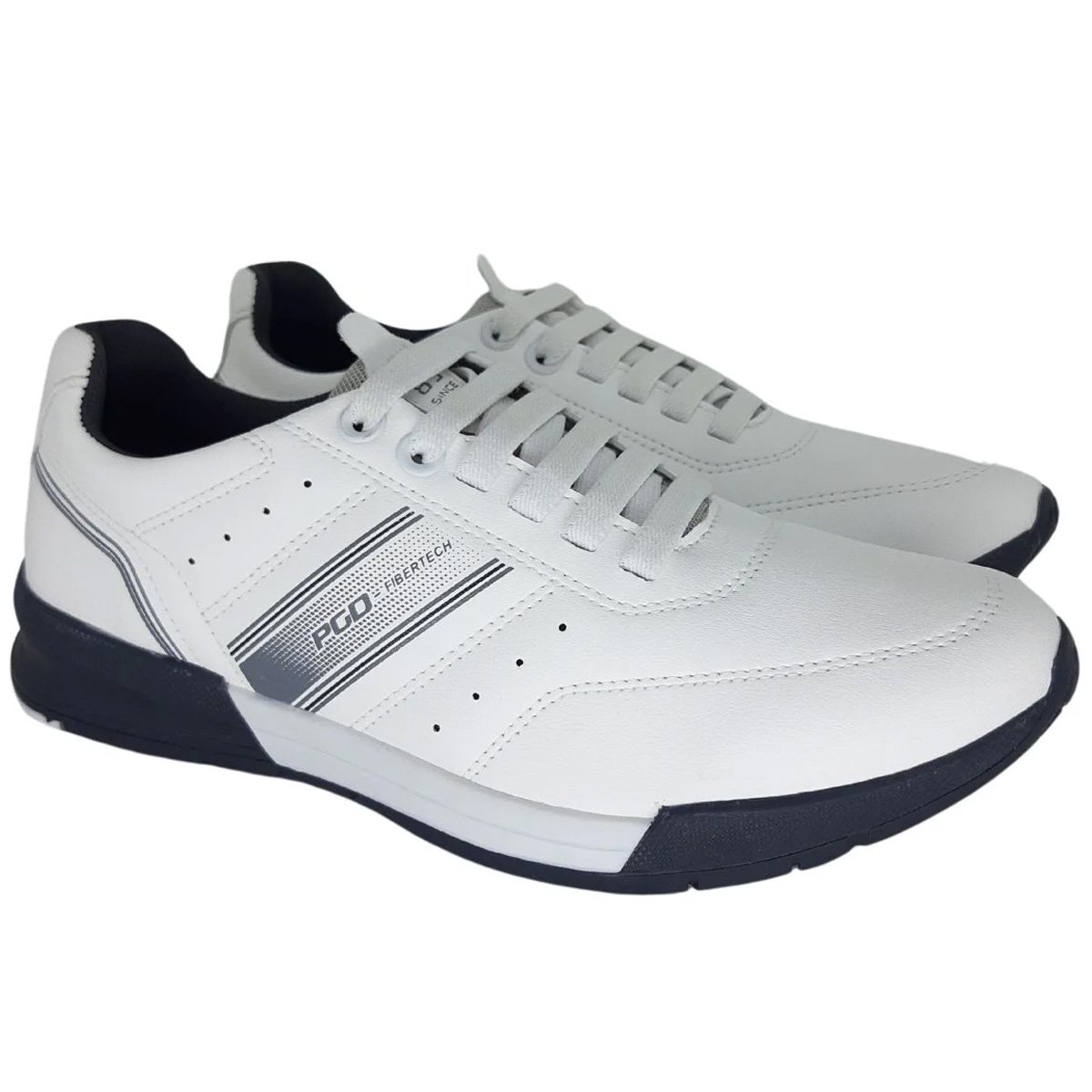 Sapatenis Pegada 172204 Masculino Branco Branco 4