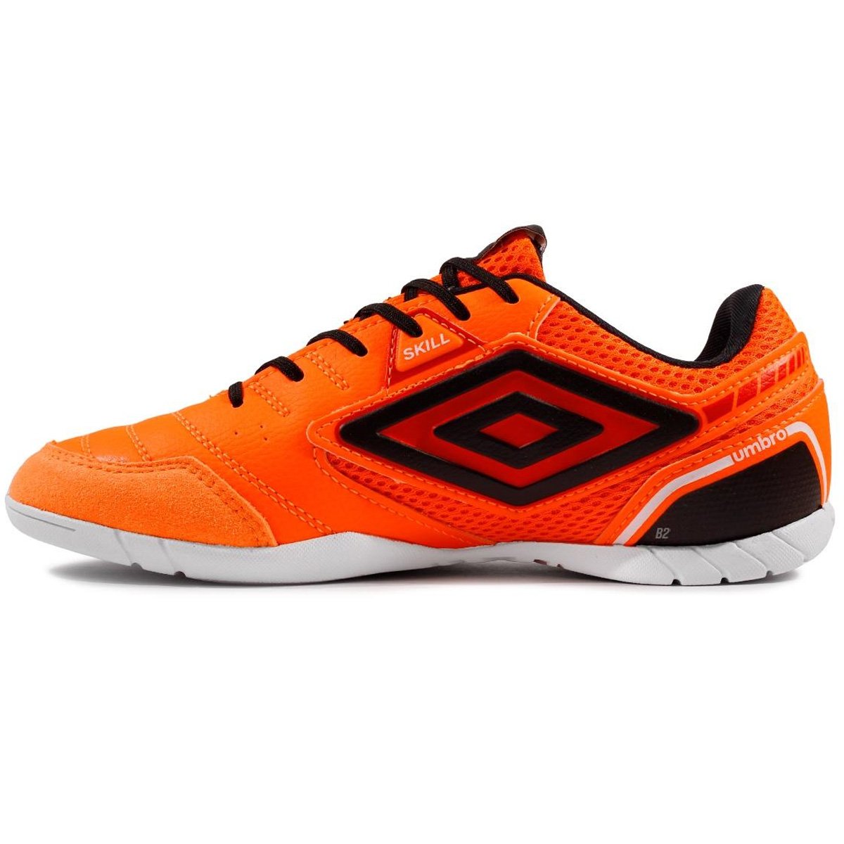 Chuteira Futsal Umbro Skill Unissex Laranja Laranja 2