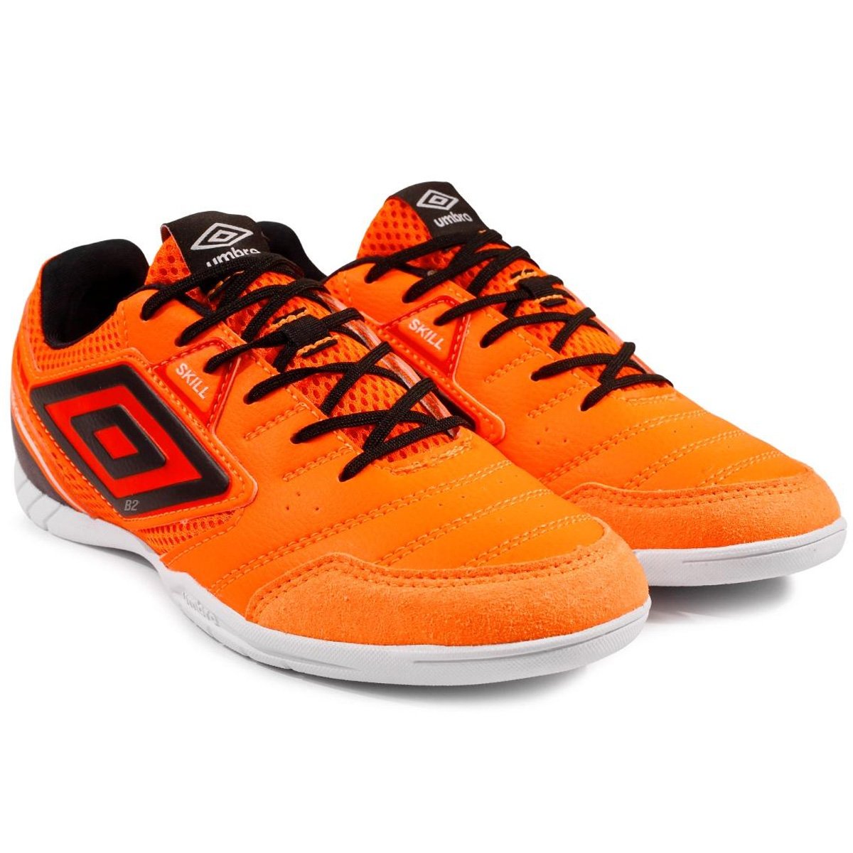 Chuteira Futsal Umbro Skill Unissex Laranja Laranja 3