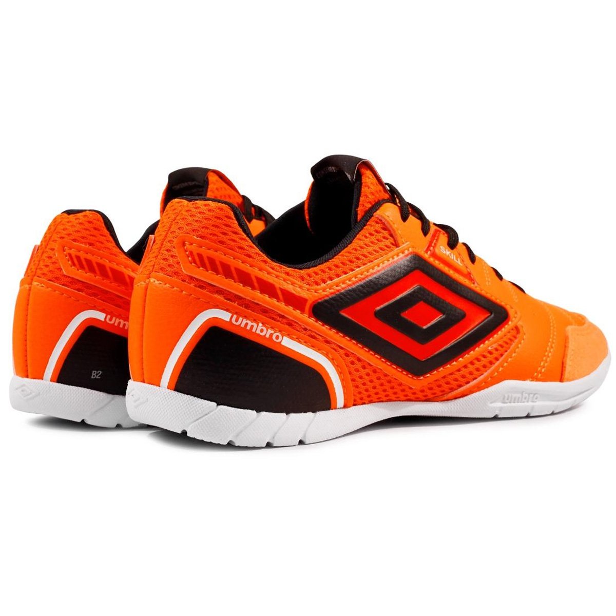 Chuteira Futsal Umbro Skill Unissex Laranja Laranja 4