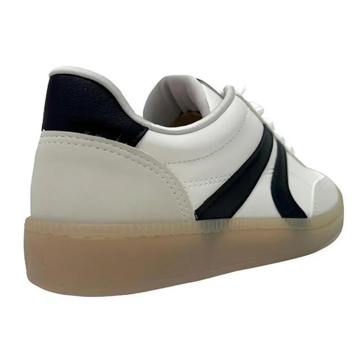 Tenis Via Marte 213-012 Feminino Gelo Branco/Preto 3