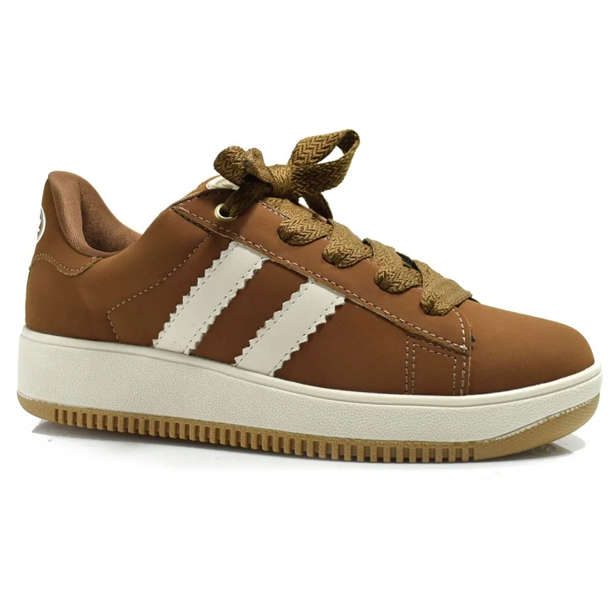 Tenis Quiz 61-1851 Feminino Terra Marrom 4