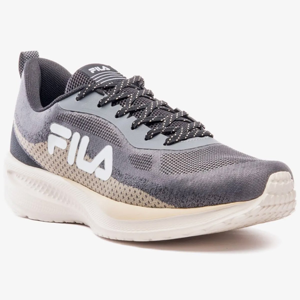 Tenis Fila Efecto 2 Feminino Grafite Cinza/Bege 3