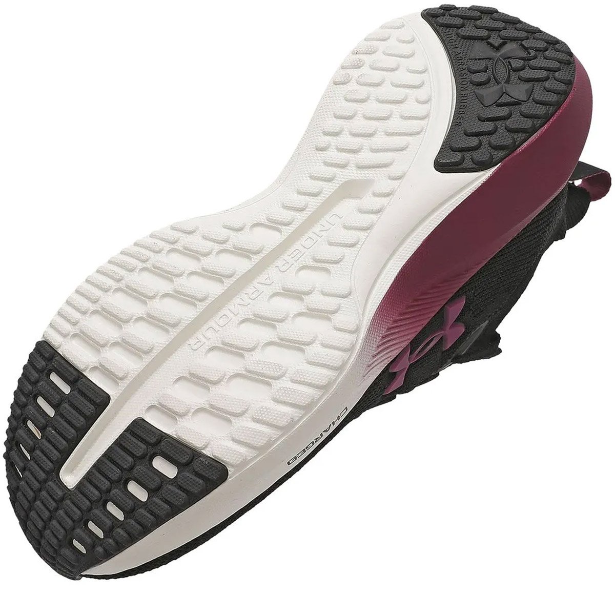 Tenis Under Armour Charged Slight 3 SE Feminino Preto Preto/Roxo 5