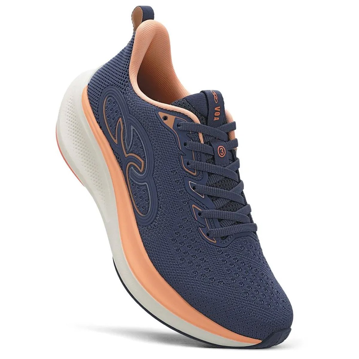 Tenis Olympikus Voa 3 Feminino Stone Azul/Salmão 2