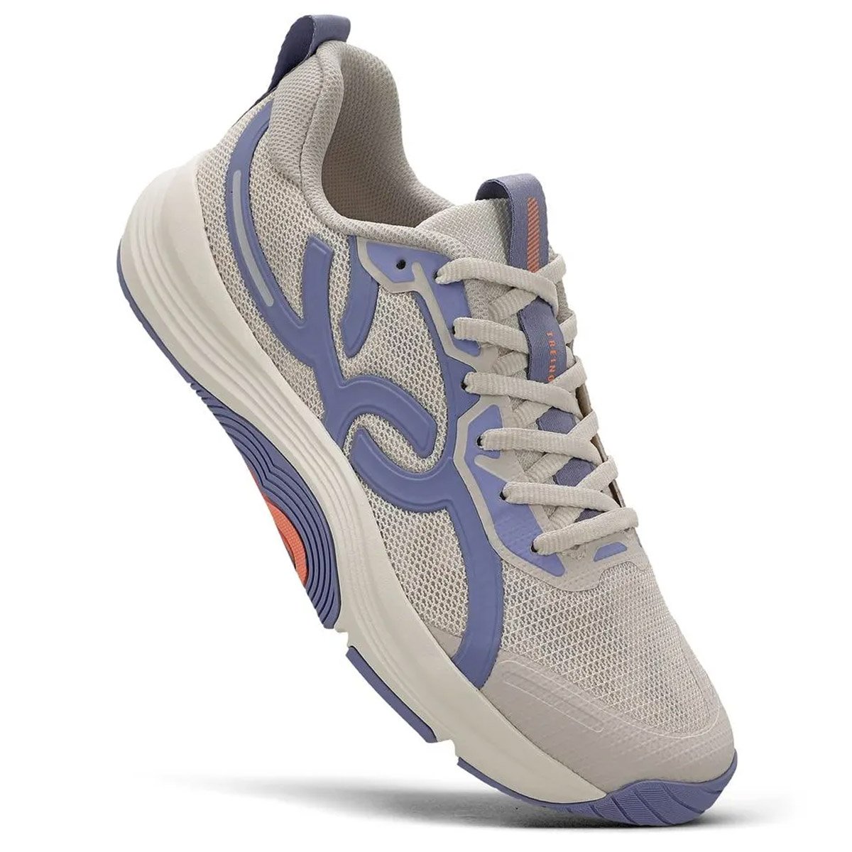 Tenis Olympikus Treino Feminino Arenito Bege/Azul 2