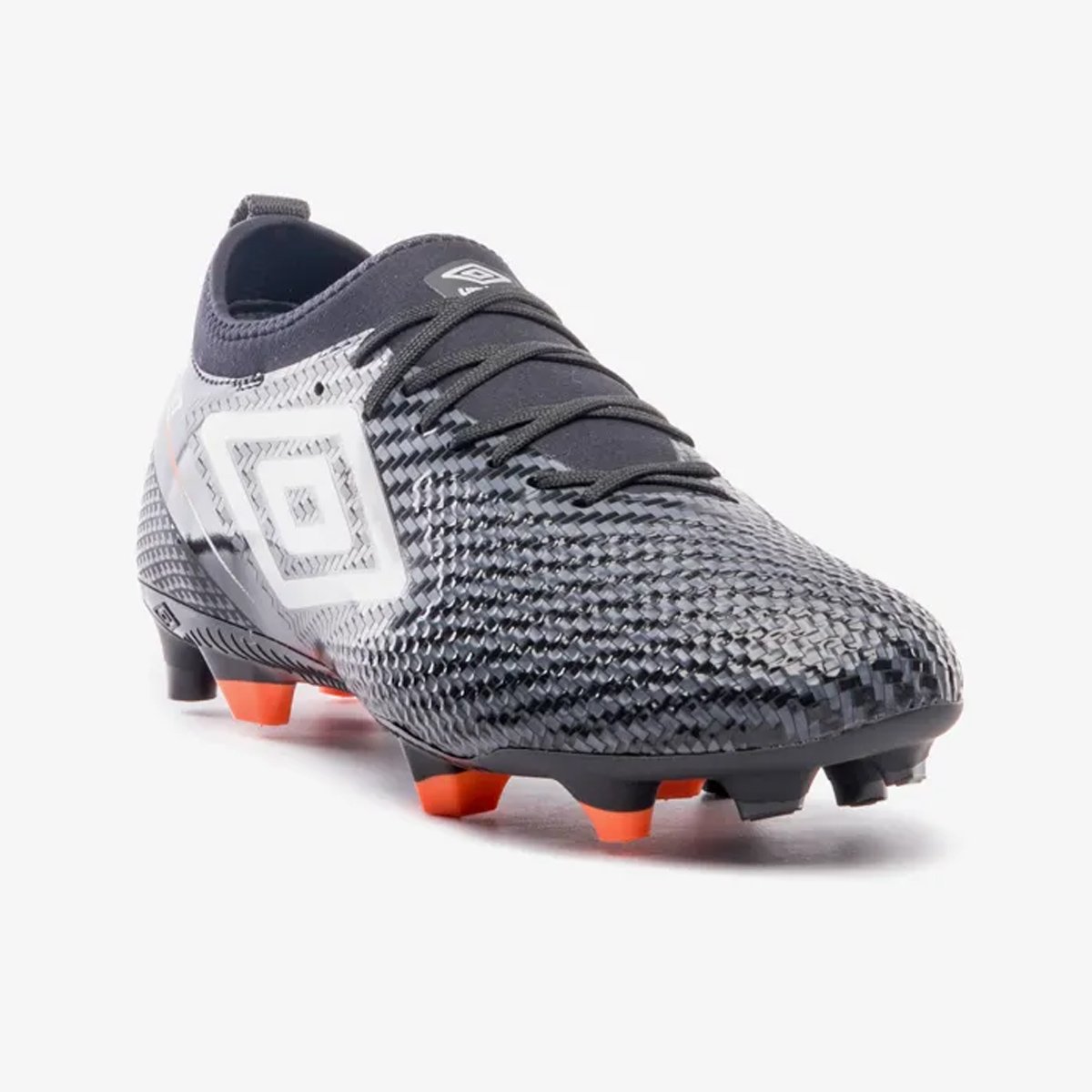 Chuteira Campo Umbro Adamant Top Speed Club Preto  Preto/Prata 3