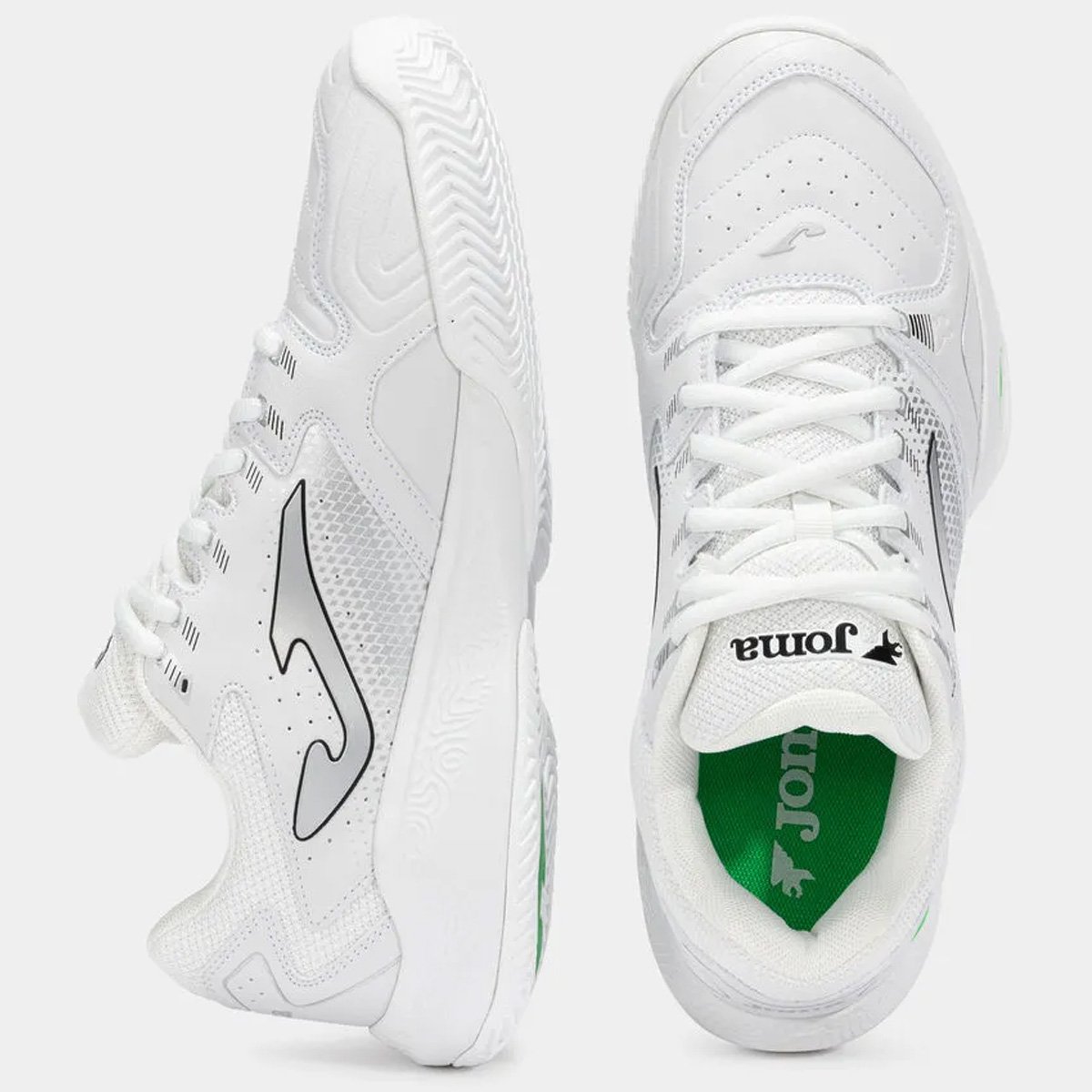 Tenis Joma Master 1000 Saibro Masculino Branco Branco/Verde 4