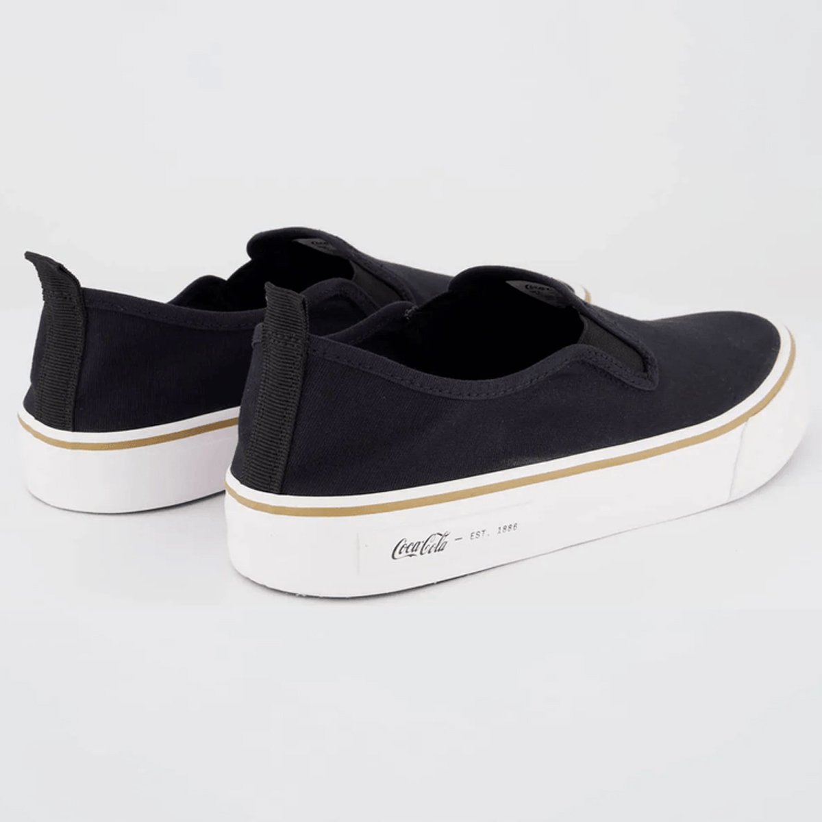 Tenis Coca Cola Iate City Masculino Preto Preto 3