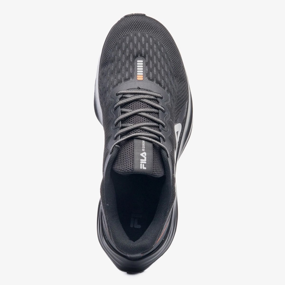 Tenis Fila Comet 2 Masculino Preto Preto/Laranja 4