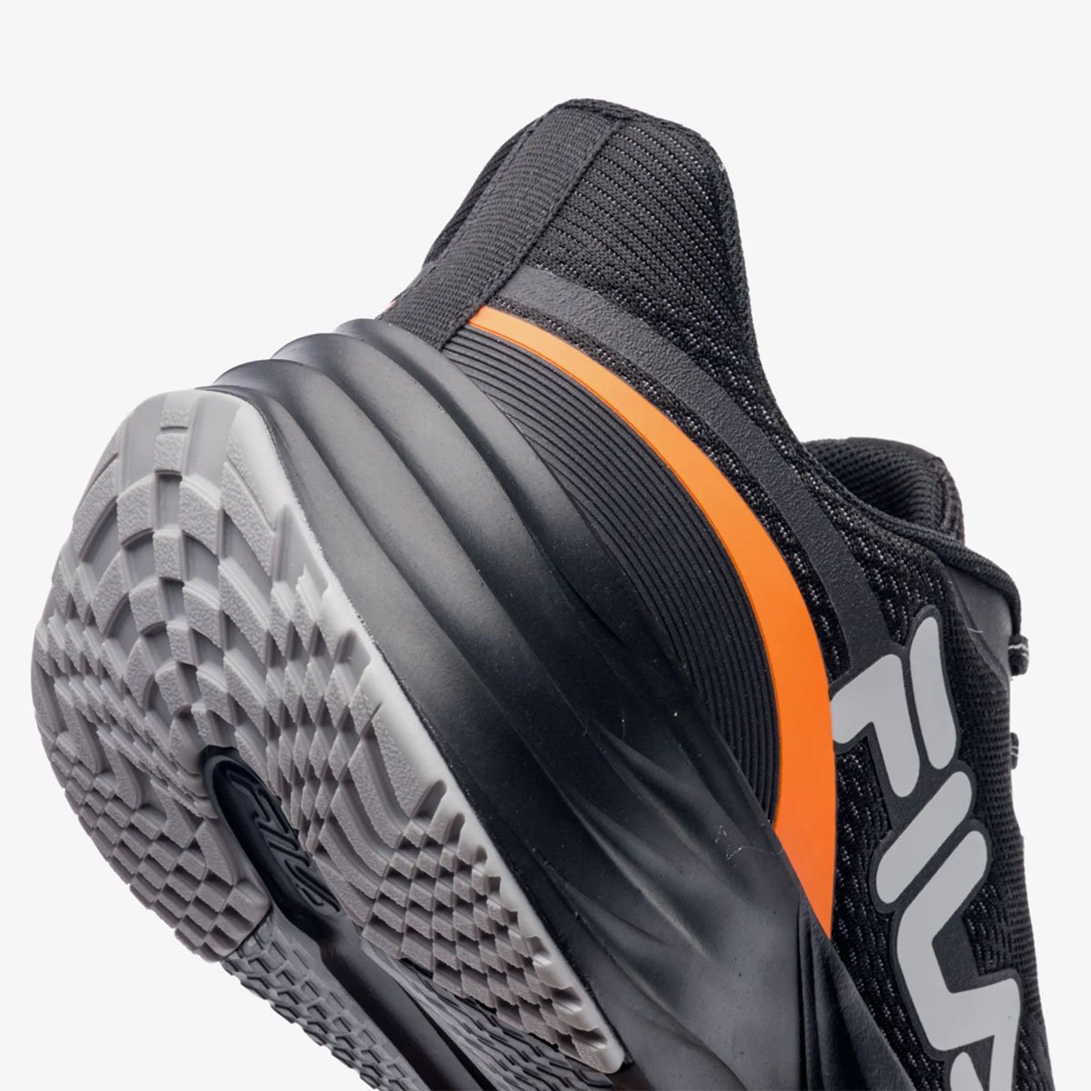 Tenis Fila Comet 2 Masculino Preto Preto/Laranja 8