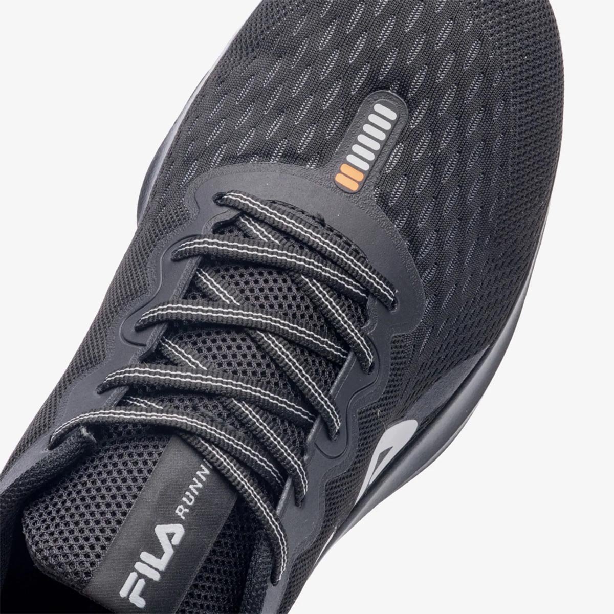 Tenis Fila Comet 2 Masculino Preto Preto/Laranja 7